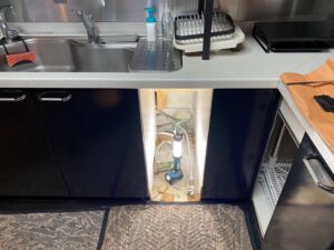 愛知キッチン取付け隊　フロントオープン食洗機の工事　施工前